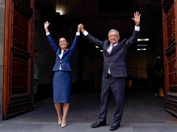 AMLO dice que se va feliz al saber que Sheinbaum dará continuidad a la 4T y sus proyectos