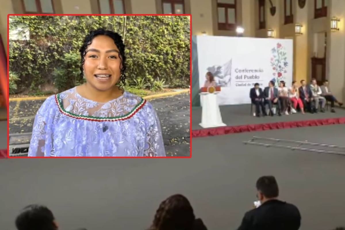 Yolett Cervantes, la joven indígena de 21 años que este 11 de junio ocupará el puesto de Sheinbaum en el partido inaugural entre México y Sudáfrica