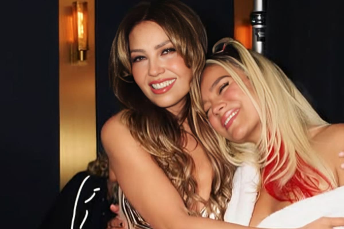 Thalía dedica tiernas palabras a Karol G tras revelar que fue su inspiración para ser cantante