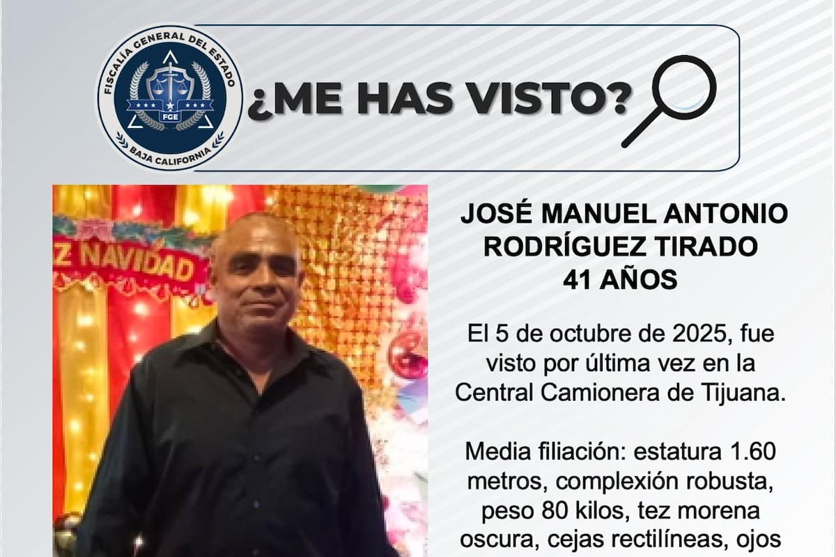 Se busca a José Manuel Antonio Rodríguez Tirado de 41 años