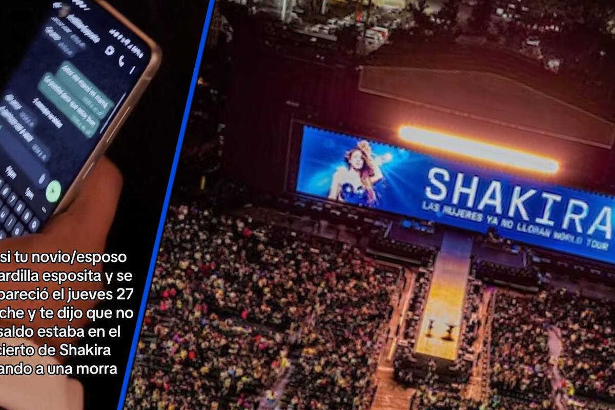 Hombre es captado siendo infiel durante concierto de Shakira en México; tratan de encontrar a las víctimas en redes sociales