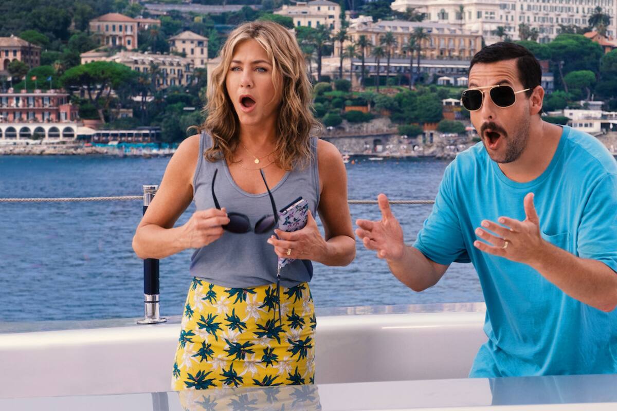 Jennifer Aniston y Adam Sandler se preparan para la secuela de “Misterio a bordo”