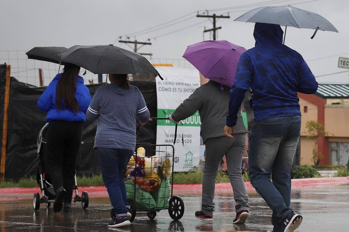 Lluvias en Tijuana se esperan para la tarde de este lunes