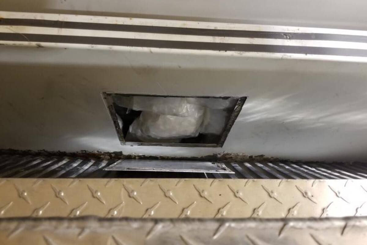 Escondían droga en tanque de gasolina