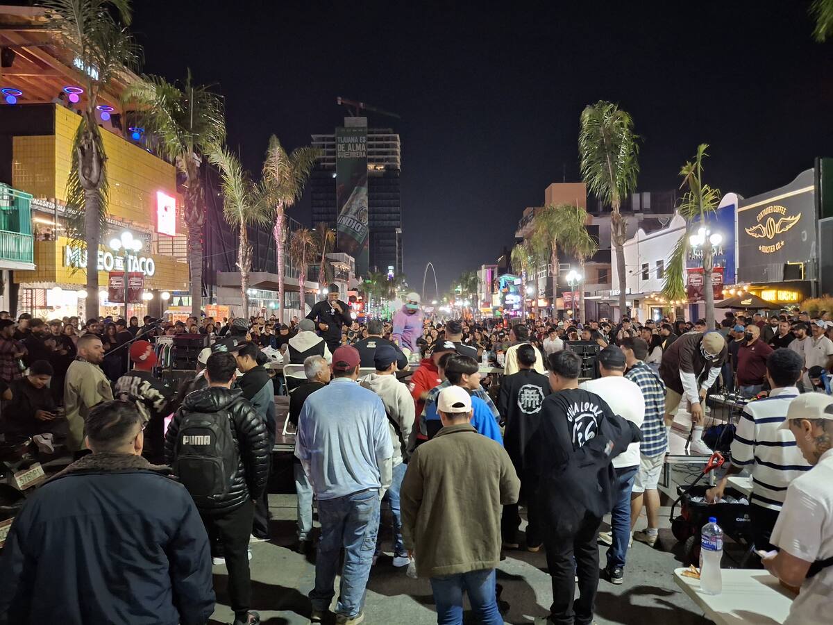 “Freestyle Gym Xpress” reunió a raperos de Baja California y otros estados en una competencia de improvisación y freestyle. Foto: Víctor Delgado