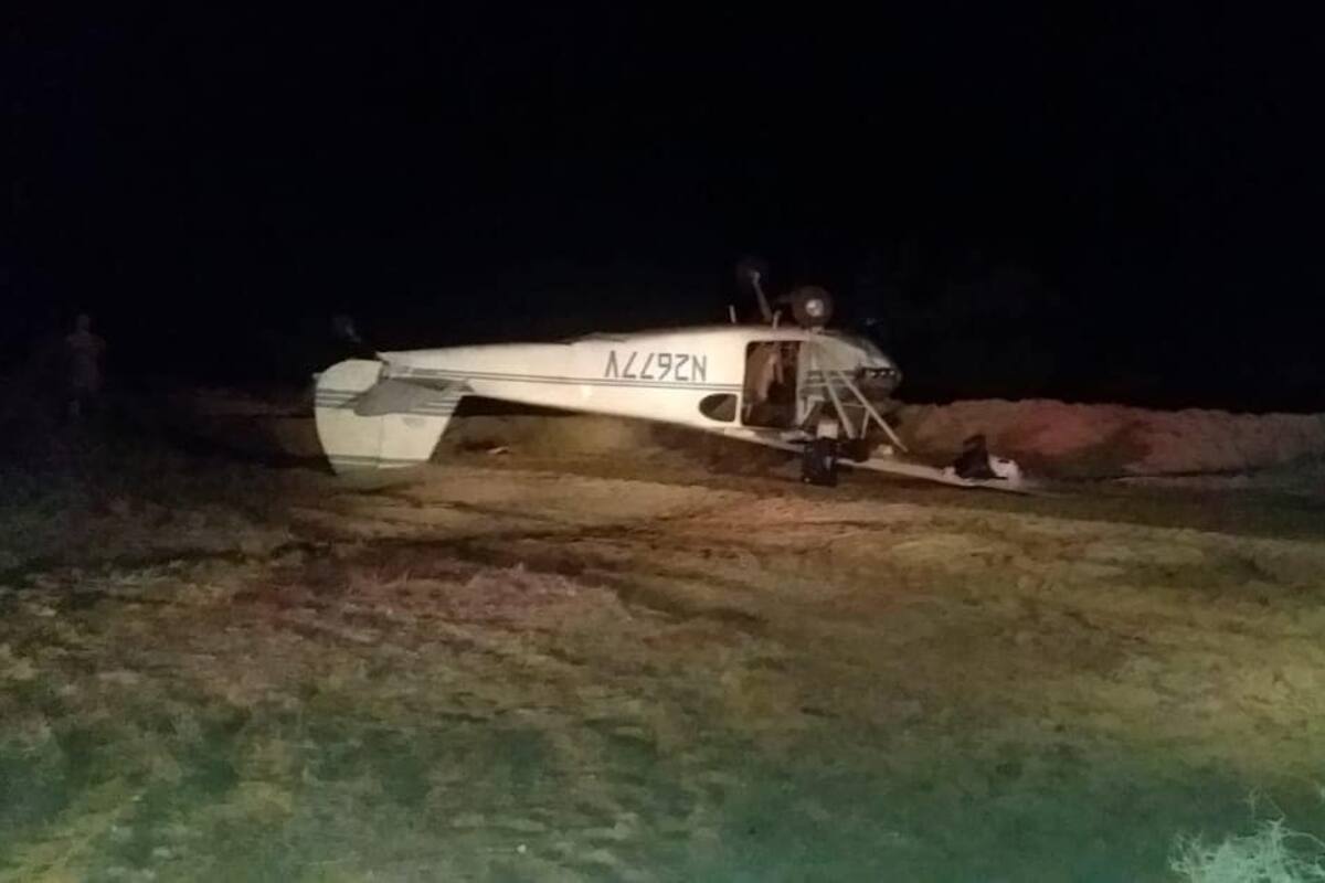 Aterriza avioneta de emergencia en San Felipe