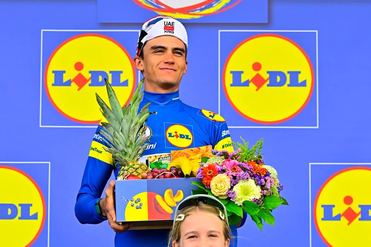 ¿Por qué Isaac del Toro fue premiado con una caja de frutas en el Tour de Alemania?