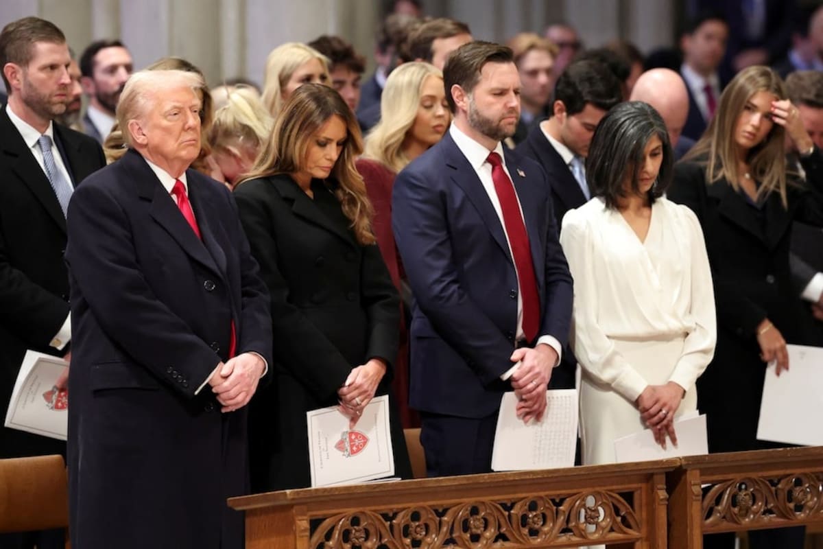 La obispa de Washington, Mariann Edgar Budde, le pidió, directamente y en plena misa, a Donald Trump "piedad" por los migrantes y las personas LGBT. | Crédito: REUTERS
