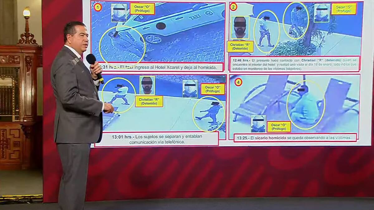 Balacera en Hotel Xcaret: Presenta SSPC avances en homicidio de canadienses