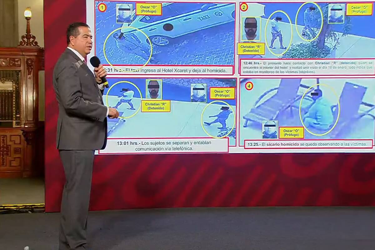 Balacera en Hotel Xcaret: Presenta SSPC avances en homicidio de canadienses