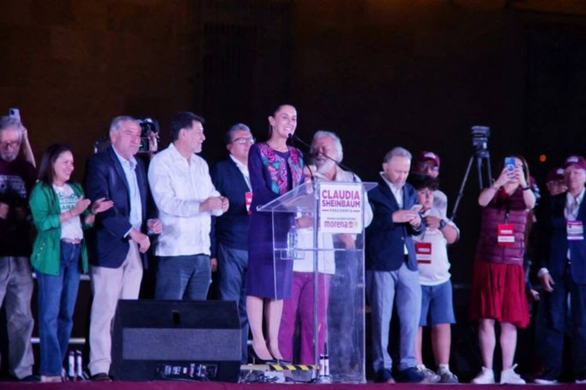 Claudia Sheinbaum: “Este es tu triunfo, hicimos historia nuevamente”