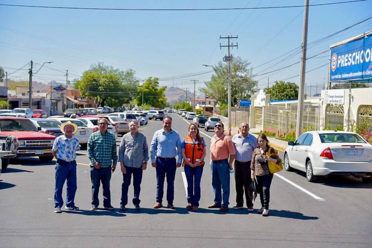 Hermosillo: Entrega Antonio Astiazarán recarpeteo de tramo del Gómez Farías