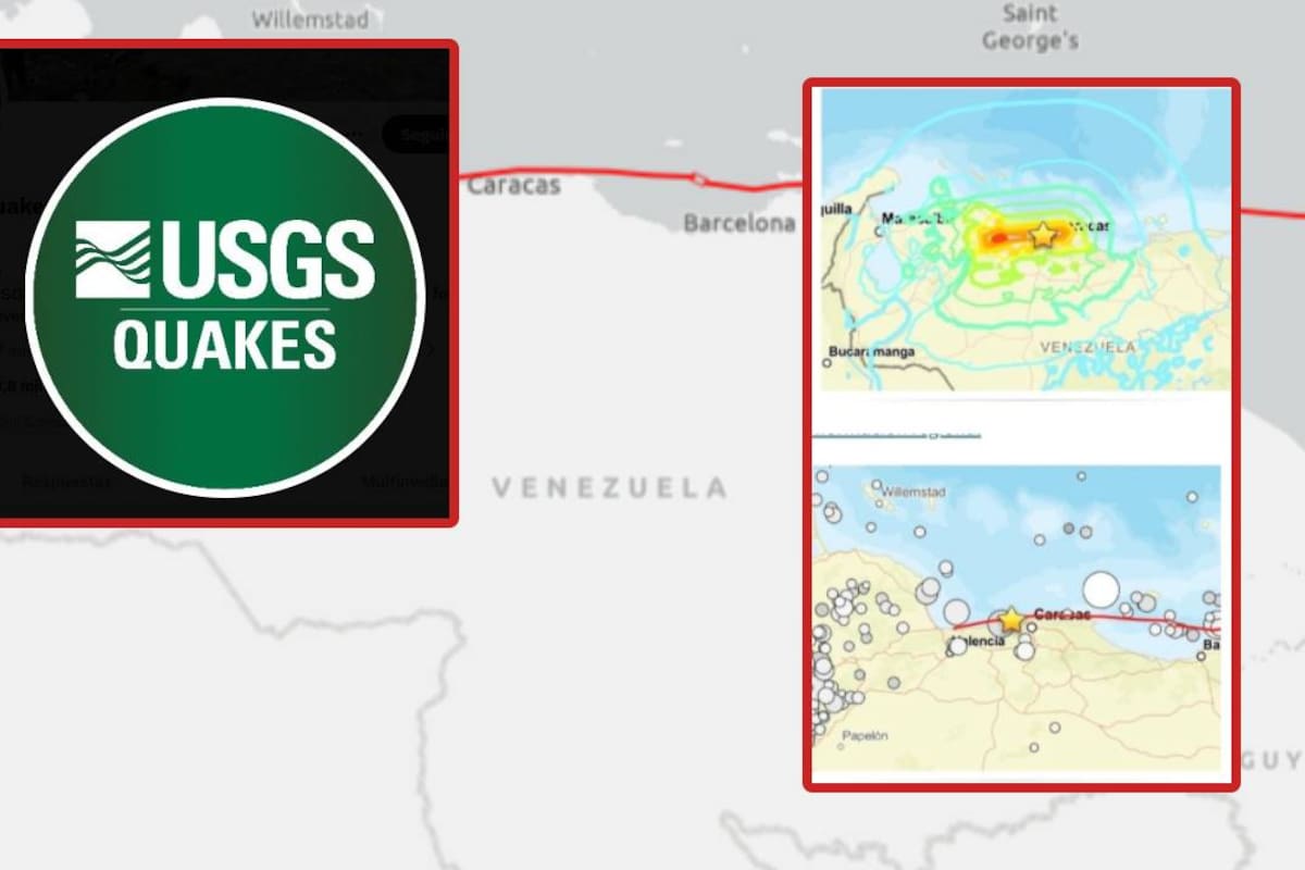 USGS corrige epicentro del segundo sismo de magnitud 7.5 en Venezuela y lo ubica cerca de Catia La Mar muy próximo a La Guaira