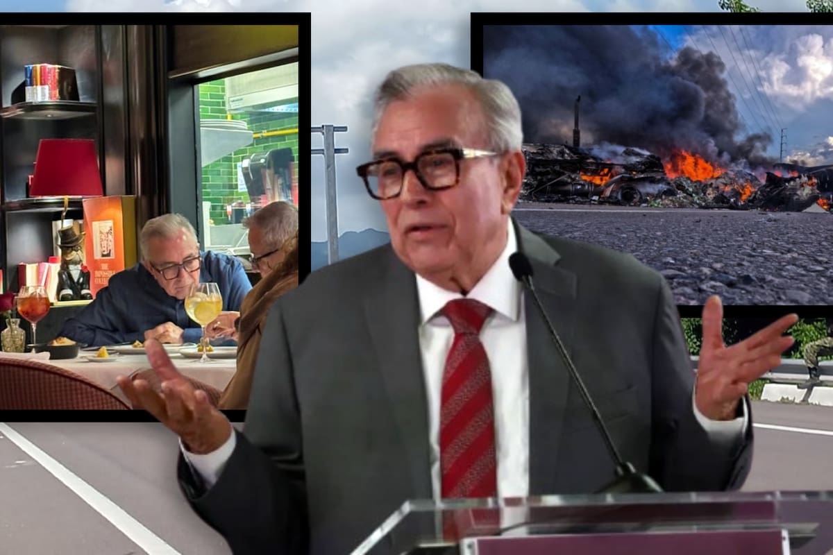 Cachan a Rubén Rocha Moya comiendo en lujoso restaurante de Polanco mientras Culiacán arde en enfrentamientos
