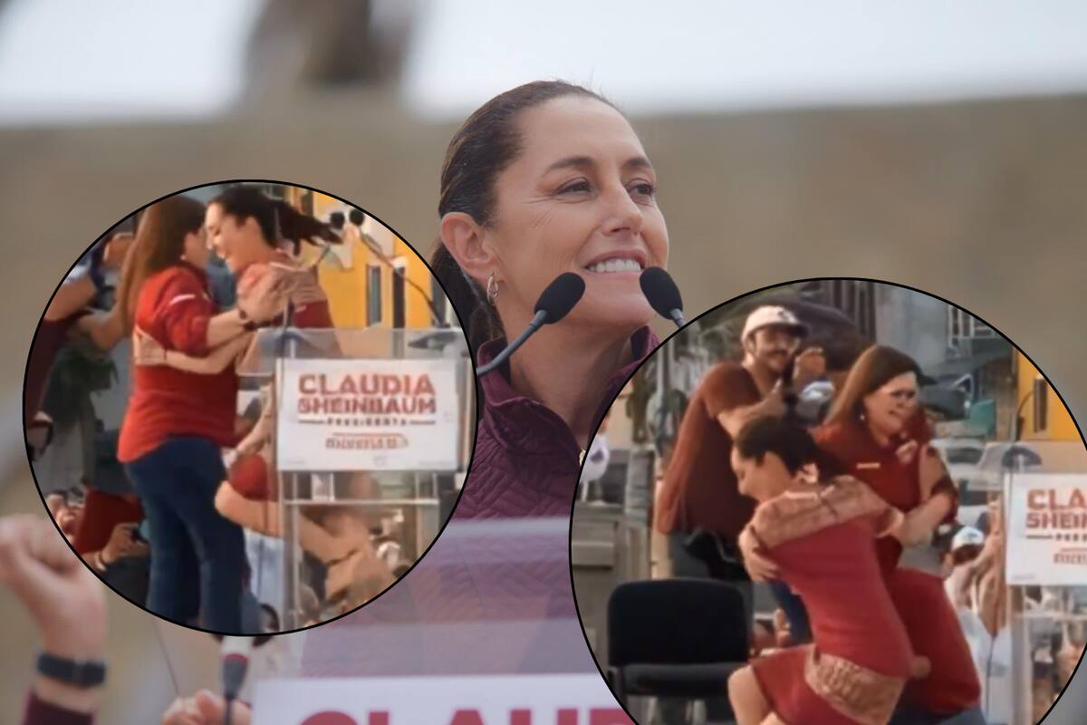 VIDEO: Claudia Sheinbaum se cae bailando banda al estilo Mazatlán