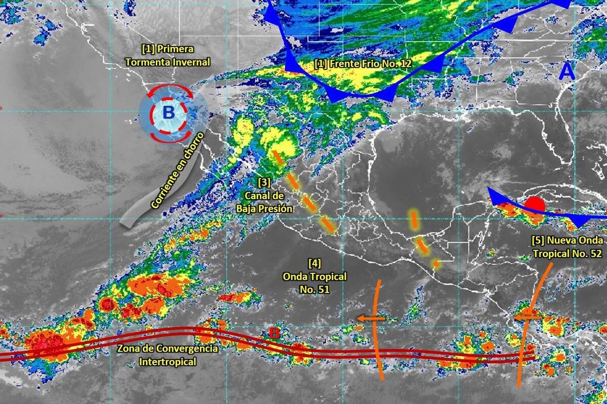 Pronóstico del clima: Marcado descenso de la temperatura por primera tormenta invernal