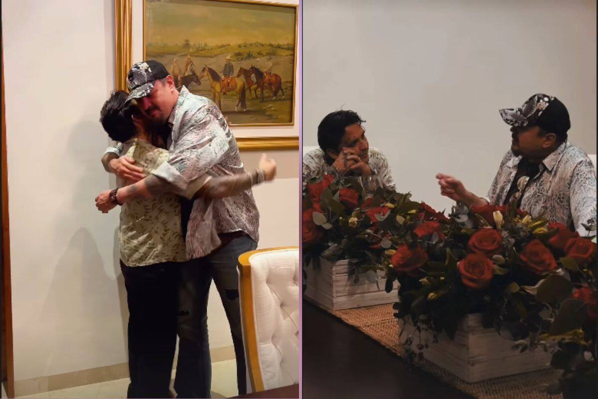 Christian Nodal celebra cumpleaños de su suegro, Pepe Aguilar