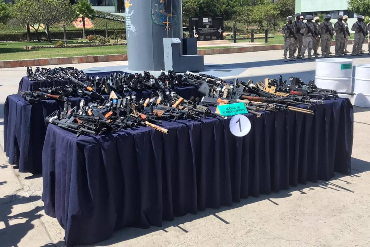 Entregan 7 mil armas los hogares de la Ciudad de México