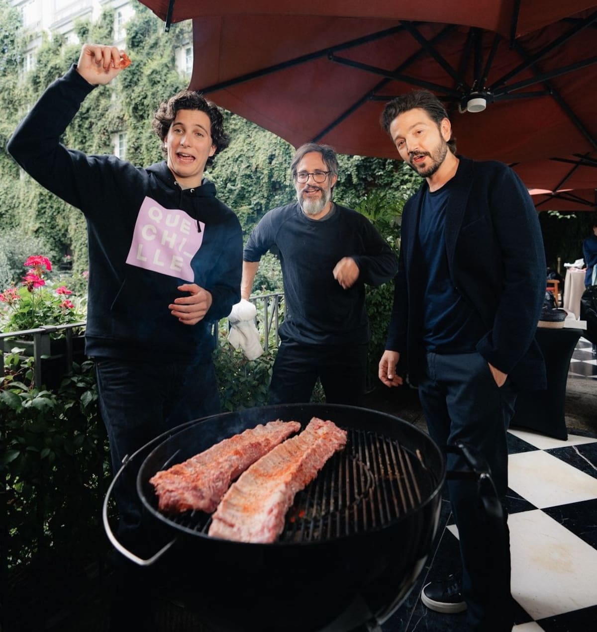 Robe Grill también cocinó para Gael García y Diego Luna.