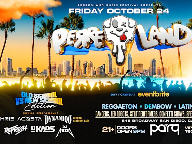 Llega a San Diego la nostalgia del reggaetón con Perreoland
