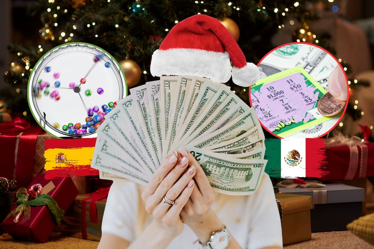 Mientras en España la Lotería de Navidad conserva una tradición que comenzó en 1812 y repartirá 2 mil 870 millones de euros en premios, en México el Sorteo Gordo de Navidad ofrece una bolsa de más de 430 millones de pesos y un premio mayor de 204 millones en plena Nochebuena