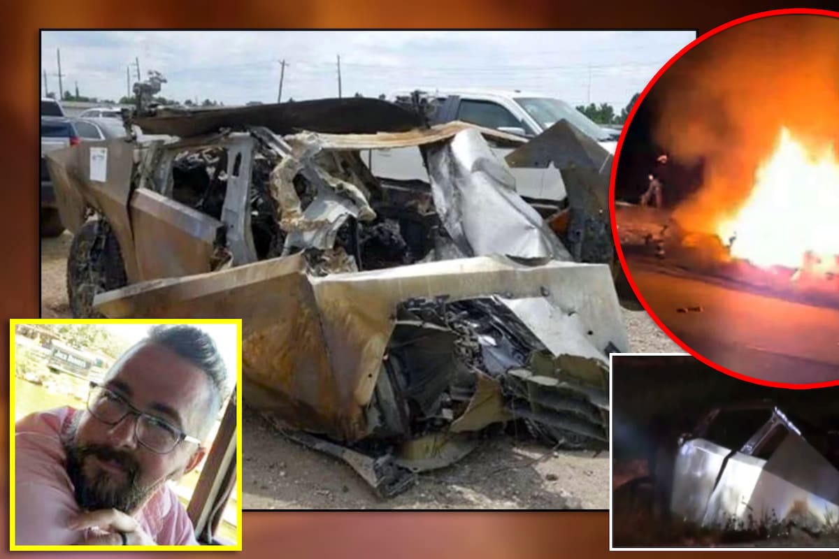 Cybertruck estalló en un infierno de 5mil grados Farenheit y encerró al conductor adentro, sin poder escapar; murió con los huesos fracturados por la temperatura, dice la demanda