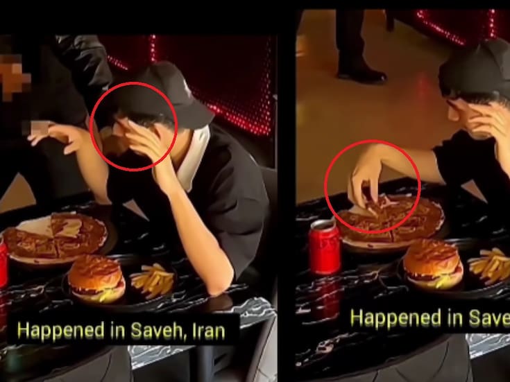 “Si se iba a ir, se iba a ir comiendo.”: joven se vuelve viral por seguir comiendo en un restaurante aun cuando lo estaban asaltando