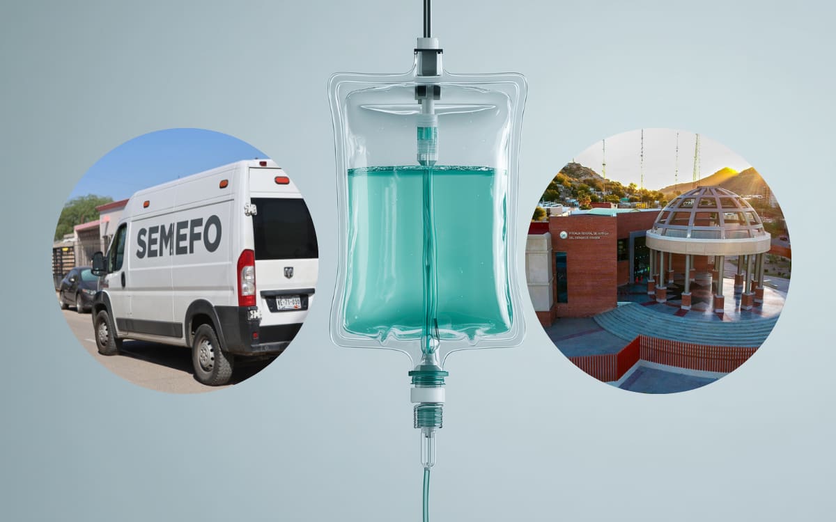 Salud Municipal de Hermosillo observa de cerca casos de sueros vitaminados mortales. Foto: Canvas y archivo GH