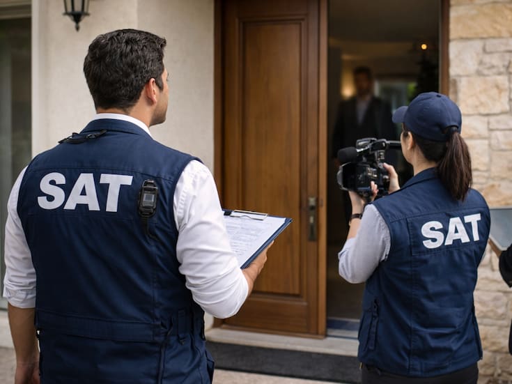 SAT podrá realizar visitas domiciliarias focalizadas en 2026 para verificar CFDI y obligaciones fiscales, pero no realizará inspecciones masivas “casa por casa”, asegura la autoridad fiscal