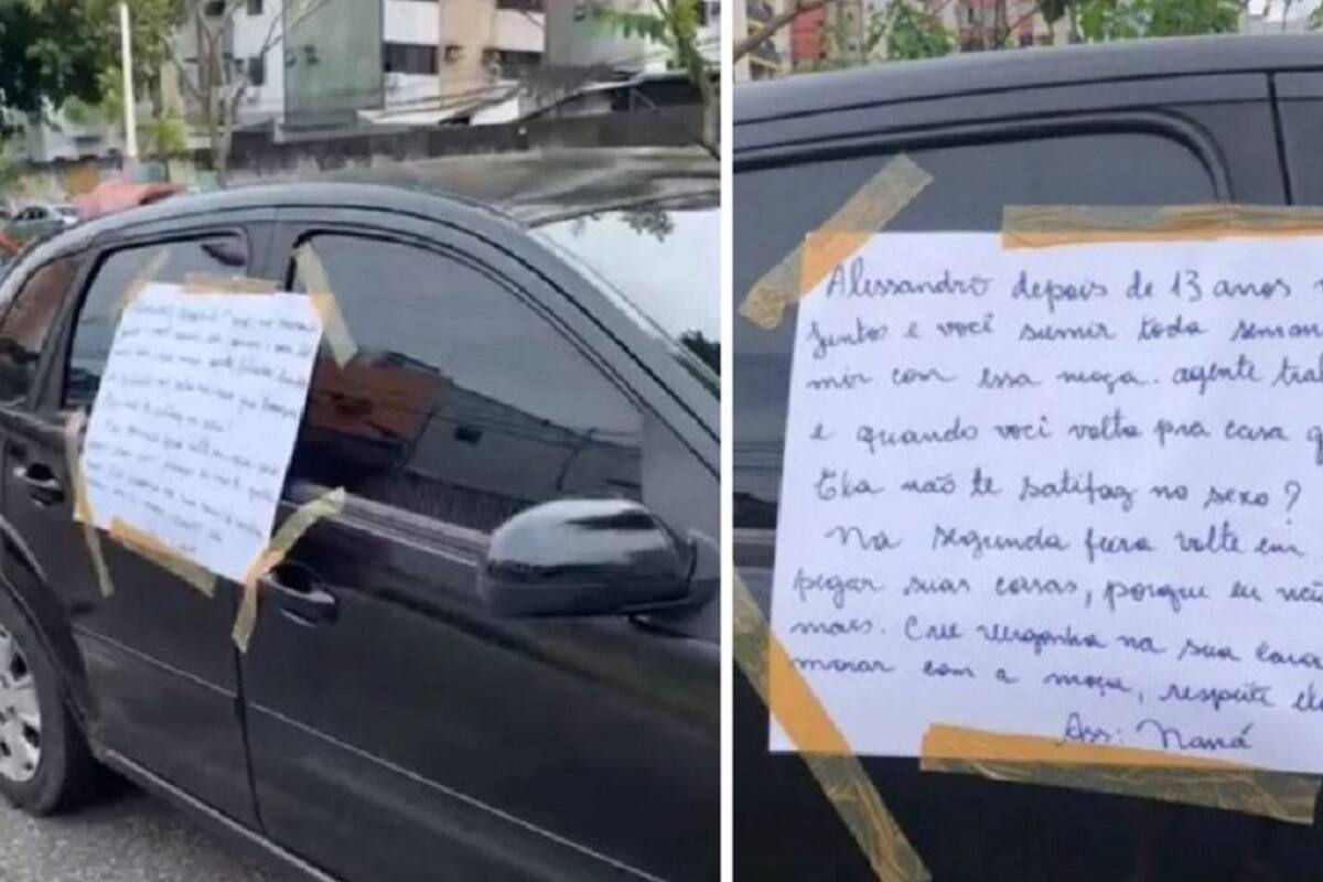VIRAL: Mujer descubre infidelidad de su marido y le deja un nota en el auto