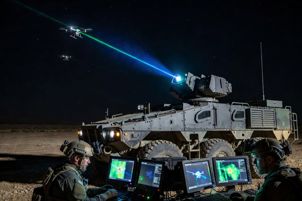 Mientras los drones amenazan refinerías, puertos o bases militares, Rusia prueba un láser con inteligencia artificial que promete destruir objetivos a cinco kilómetros por 205 rublos cada 10 segundos de disparo