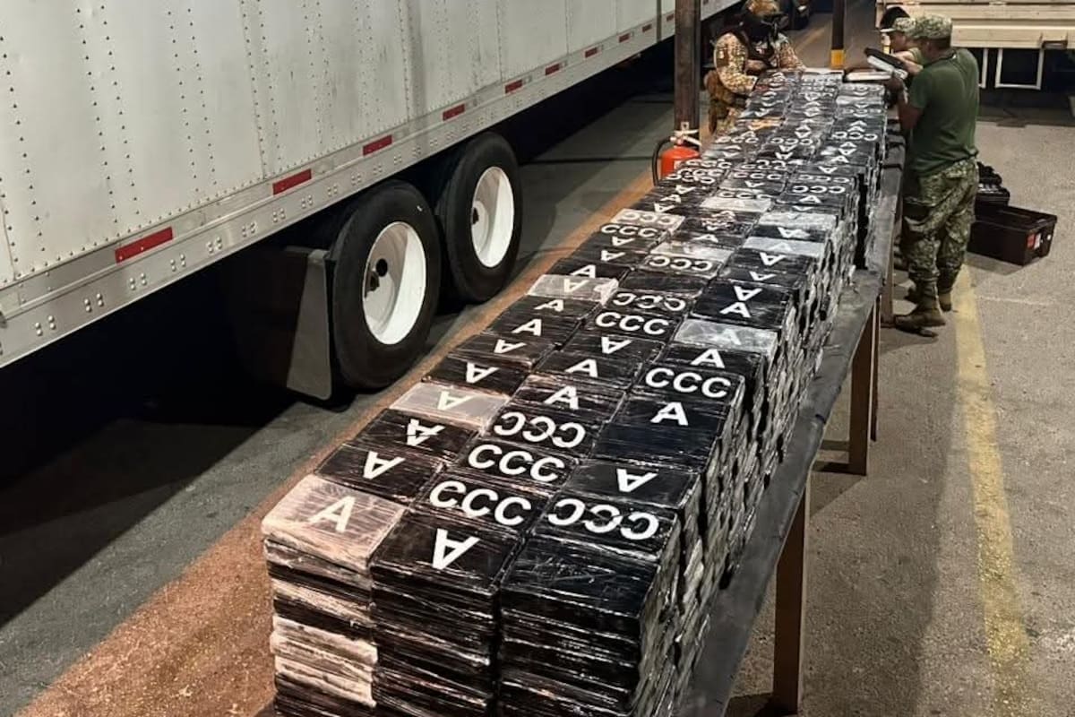Ejército Mexicano decomisa más de una tonelada de cocaína en Sonora
