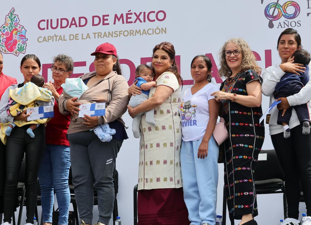 Clara Brugada avanza con el programa "Desde la Cuna" y anuncia que en 2026 será universal.