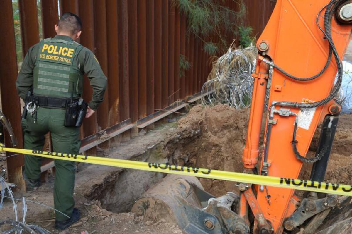 Hallan túnel en SLRC con Yuma