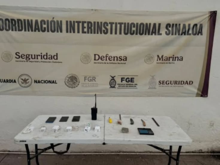 Revisión sorpresa en el penal de Aguaruto en Culiacán revela marihuana, celulares, puntas metálicas y un radio dentro de módulos bajo resguardo de fuerzas federales