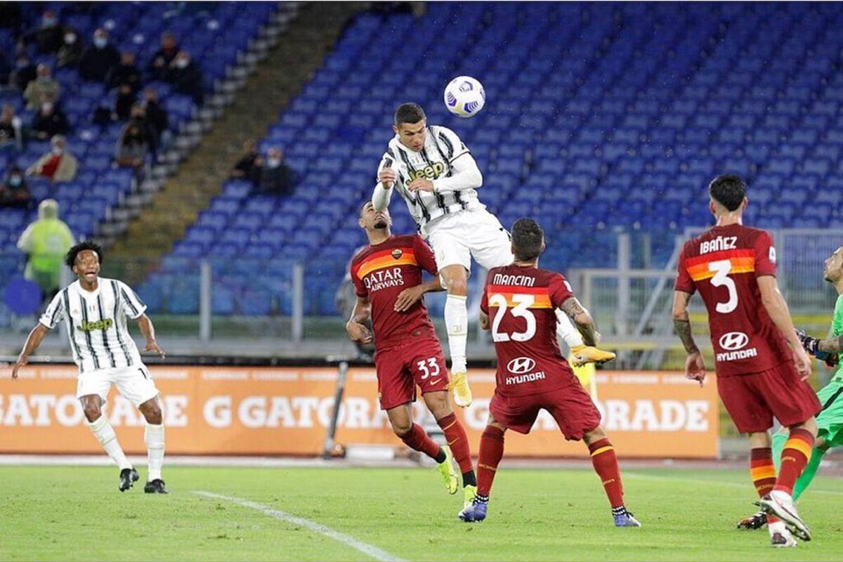 Cristiano Ronaldo vuelve a "volar" y rescata empate de la Juve