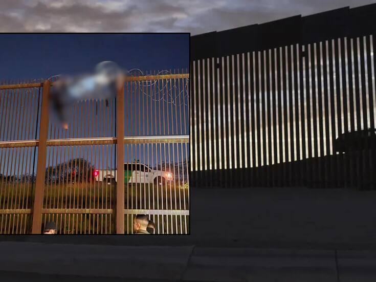 Patrulla Fronteriza se burla de una mujer migrante que quedó atorada en alambre de púas al intentar cruzar la frontera