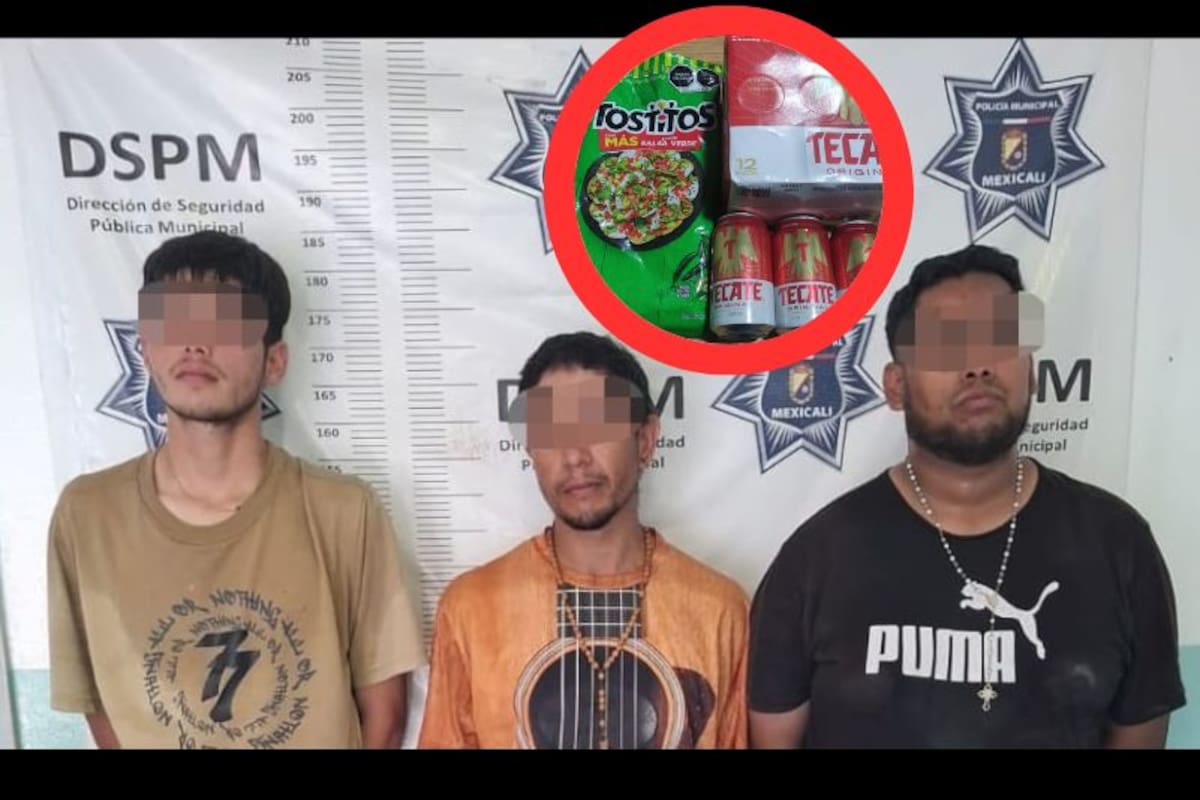 Robo en tienda de conveniencia termina con tres detenidos