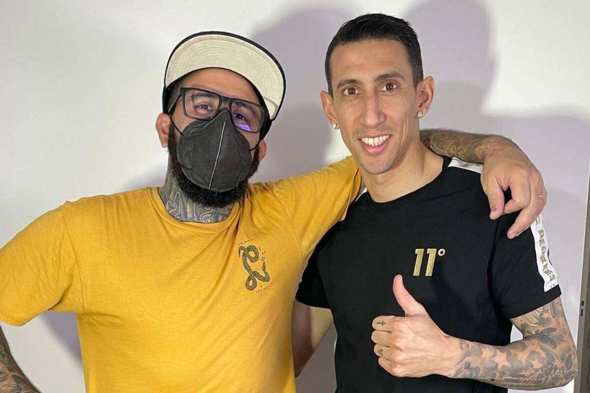 IMAGEN: Ángel Di María se tatúa la Copa América que ganó con Argentina