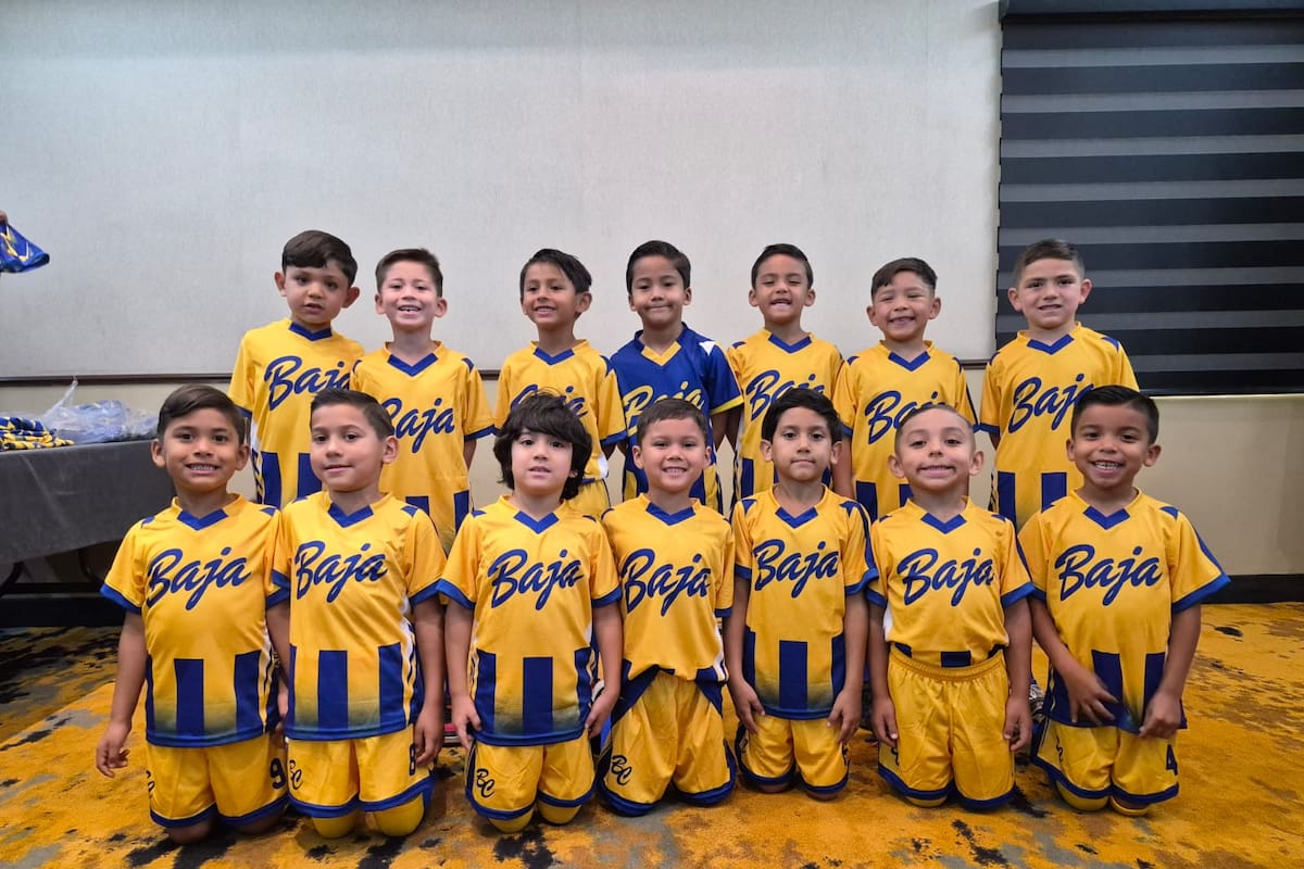 Tienen 6 años, son de Mexicali, Tijuana, Ensenada y Tecate; esta semana jugarán su primer Campeonato Nacional de fútbol en Sinaloa