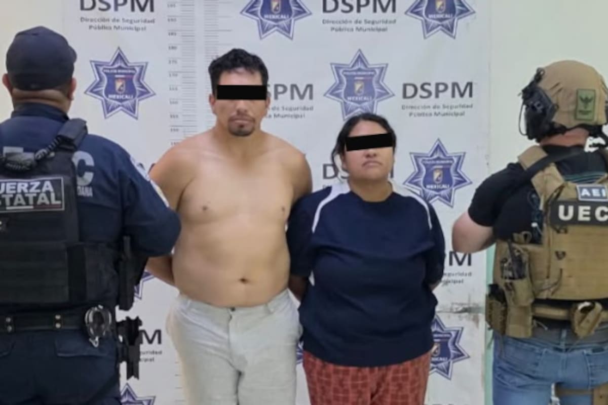 Capturan a dos presuntos secuestradores de pareja retenida en motel de Mexicali
