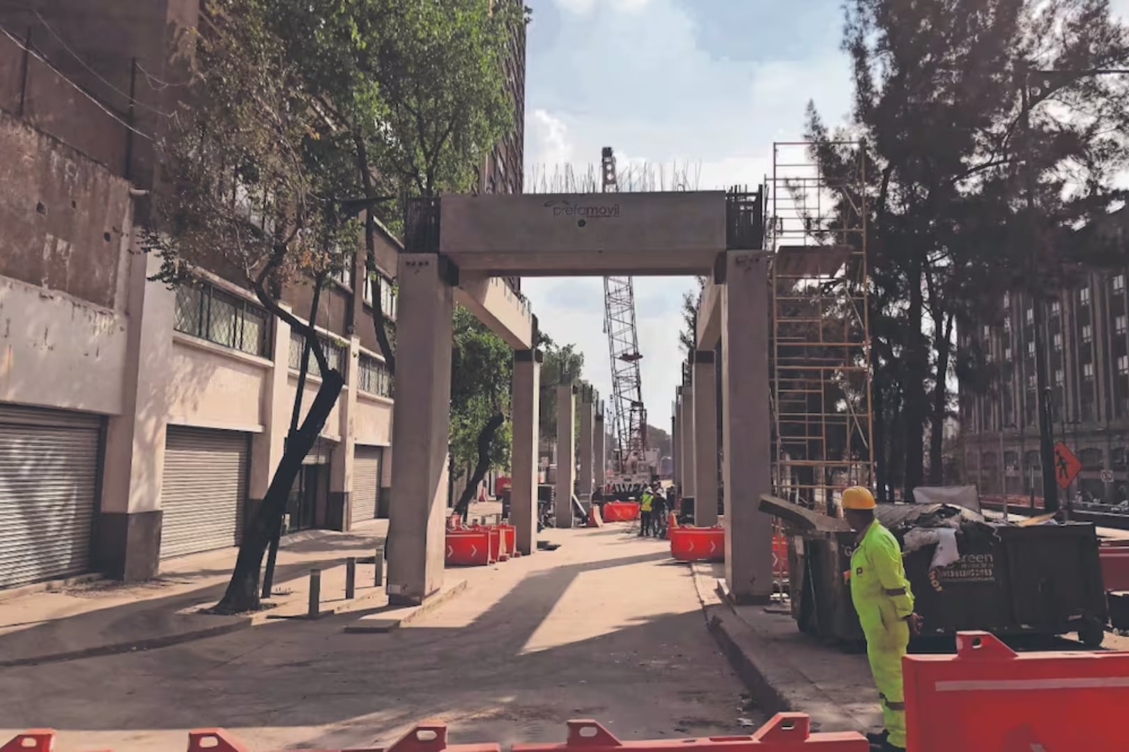 La Calzada Elevada de Tlalpan es la obra mundialista más costosa en la Ciudad de México, con un contrato de 1 mil 913 millones de pesos. Foto: El Universal