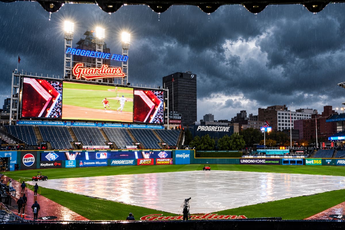 Rays vs Guardians: Juego 4 de la Serie de Campeonato es pospuesto por lluvia; ¿cuándo se jugará?