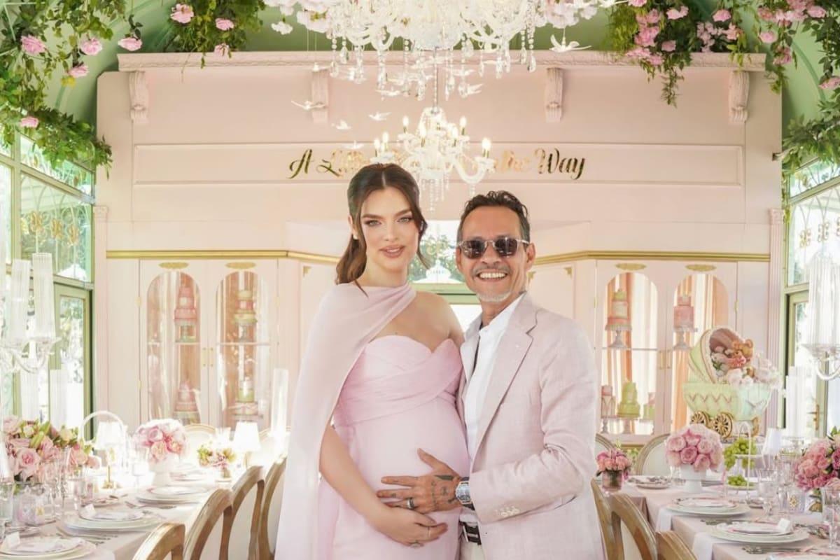 Así fue el exclusivo baby shower de Nadia Ferreira y Marc Anthony, evento con el que preparan la llegada de su primera hija