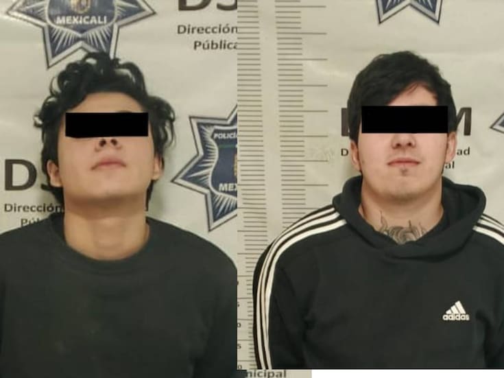 Arrestan a dos hombres por robo a casa habitación en Sol de Puebla