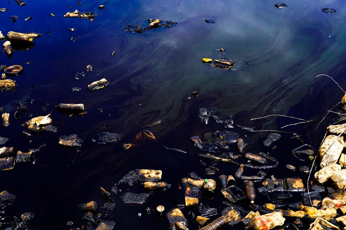 Denuncian Dren contaminado de aceite en Ejido Sinaloa