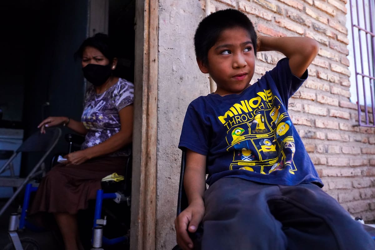 “Lo único que deseo es ver a mi hijo caminar”