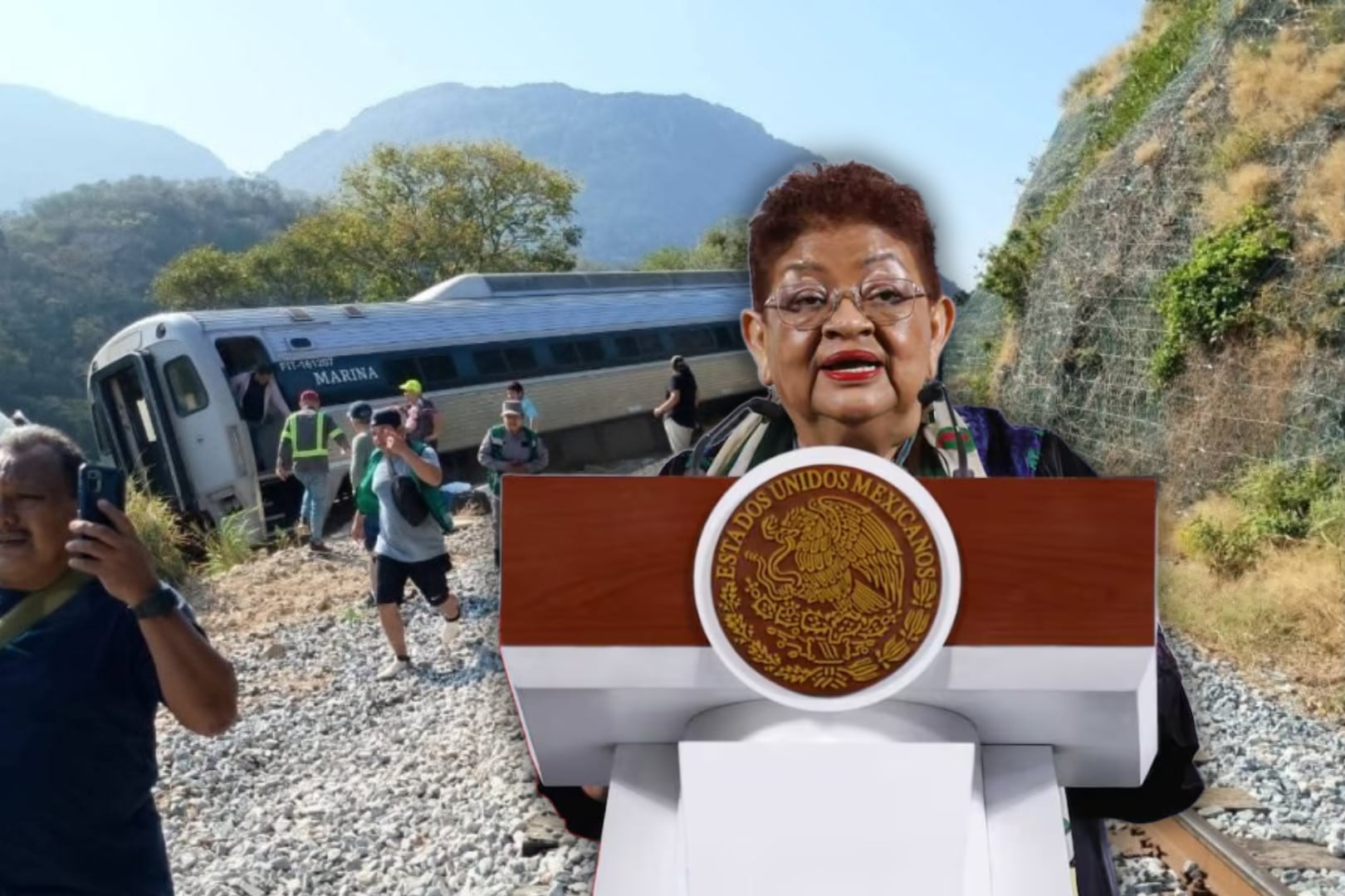La FGR aseguró que la vía del Tren Interoceánico cumple con la norma tras el descarrilamiento ocurrido en Oaxaca. Foto: El Universal/Archivo