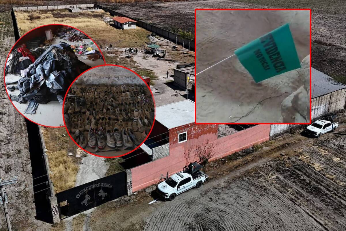 ¡Ni zapatos, ni ropa! Buscadores entran al Rancho Izaguirre y denuncian que quitaron las evidencias que habían marcado con banderas verdes