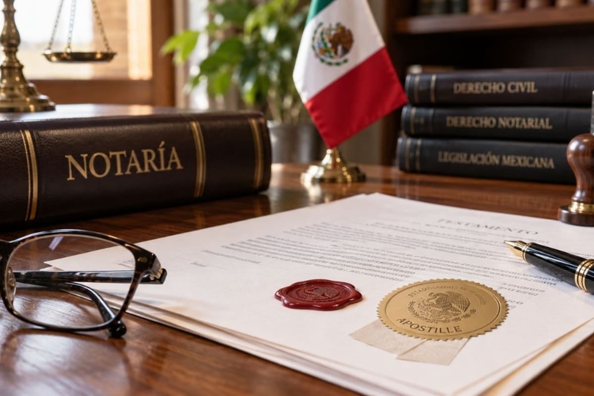 Mexicanos que reciban una herencia proveniente de Estados Unidos pueden disponer del dinero sin pagar el impuesto ISR tras cumplir con el trámite obligatorio de apostillar y validar el testamento ante un notario público